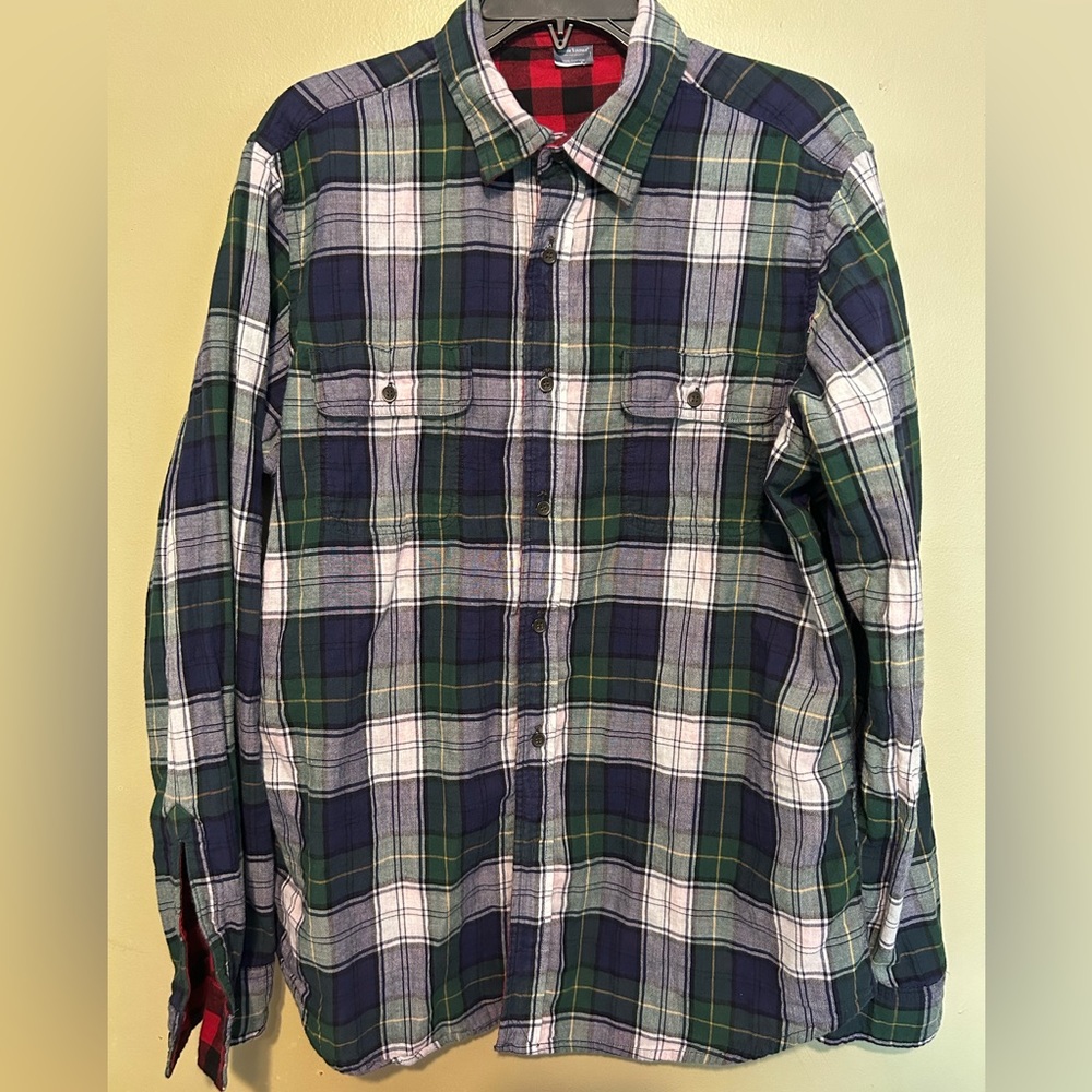 Tailor Vintage Reversible Button Up - Plaid